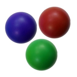 1pza Pelota de goma para perro, variedad de colores jr1367
