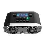 Altavoz / alarma eléctrica para motocicleta con teclado numérico para llamadas, pantalla digital y control de baterías / heng li