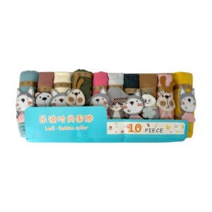 Paquete con 10 pañuelos infantiles para el cuello con adorno de animales / fashion collar