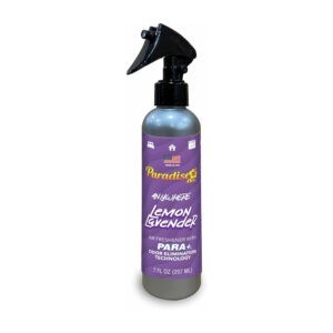 Aromatizante de ambiente y eliminador de malos olores con fragancia a lemon lavander para cualquier lugar, 207ml / paradise air 
