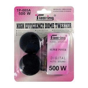 Blíster con 2 tweeters de cúpula de alta eficiencia para automóvil, 500w / 11378
