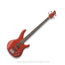 Yamaha TRBX204 Bajo Eléctrico Activo Color Rojo Metálico