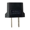 1pza Clavija convertidor adaptador europeo a americano 2.5/250v 10a / 41-13619 / X240 / 10893 / zjt-8104