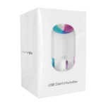 Humidificador ultrasónico con luces rgb, 72x72x109mm, 200ml / usb colorful humidifier h002