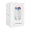 Humidificador ultrasónico con luces rgb, 72x72x109mm, 200ml / usb colorful humidifier h002