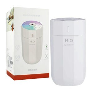 Humidificador decagonal con capacidad para 350ml y luz led rgb, variedad de colores / ofan-521