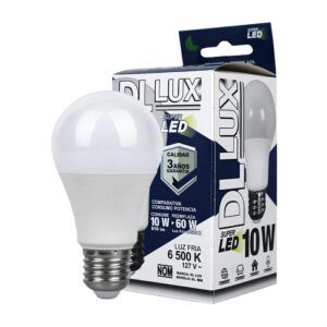 Foco ahorrador con super led de luz fría 10w / dl10w