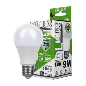 Foco ahorrador con super led de luz fria 9w / dl9w