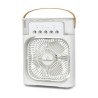 Mini ventilador aire acondicionado usb con función de humidificador, luz y capacidad para 600ml / clr.64