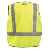 Chaleco de Alta Visibilidad Occunomix de Poliester Malla Amarillo LUX-PS-DOR-R 1/1 127107