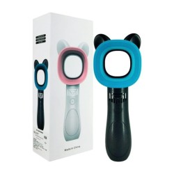 Ventilador portátil recargable de mano con diseño de orejitas, variedad de colores / mf-2