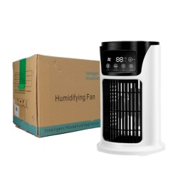 Mini ventilador enfriador de aire con humidificador y luces rgb / himidifying fan