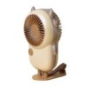 Ventilador portátil recargable en forma de animal, con 3 velocidades y base, variedad de modelos y colores / mini fan / ym88195 