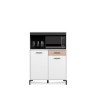 Alacena Iceland - Color Madera y Blanco