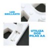 Lámpara decorativa 3D ele-gate en forma de número seis con luz led cálida / led.54.6