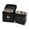 Estuche con 40 marcadores plumones touch youch youch doble punta de colores / 40pcs / lu6086
