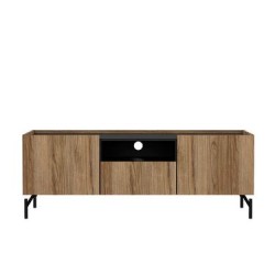 Mueble para TV Bergen- Roble y Negro