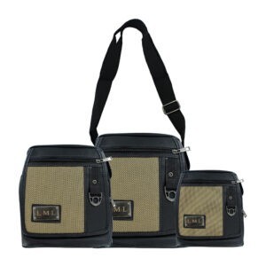 Kit de 3 bolsas tipo mariconera para hombre / lml-033 / 033 / cangurera lml-