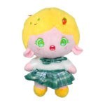 Peluche afelpado en forma de muñeca con orejas, falda y moño, variedad de modelos / 72652 / 72655