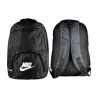 Mochila deportiva de tela impermeable con 4 compartimentos y diseño lisa con frase, variedad de colores / fd1169