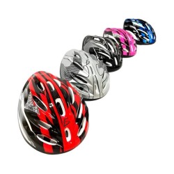 Casco de seguridad para ciclismo o scooter con diseño aerodinámico, variedad de colores
