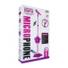 Micrófono mp3 de juguete con baje ajustable hasta 106cm y luz / ht88327