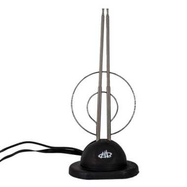 Antena de conejo para televisión con doble aro / hl-tx5519