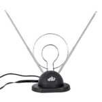 Antena de conejo para televisión con doble aro / hl-tx5519