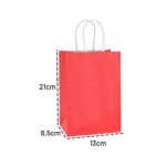 1pza Bolsa chica lisa granmark de papel kraft para regalo, variedad de colores / 888