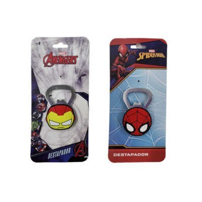 Destapador con diseño de super héroes de marvel, variedad de modelos / h-ds13