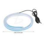 Tira de luces led para automóvil con control remoto, para iluminación exterior, 1.8m