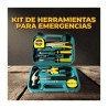 Estuche de plástico para almacenamiento de herramientas de reparación profesional