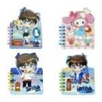 Libreta pequeña de 60 hojas con estampado animado kawaii, variedad de modelos / 111-16