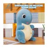 1pza Peluche suave en forma de dinosaurio 40cm, variedad de colores / jug.bz16.40cm
