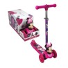 Scooter patín del diablo infantil ajustable, 3 ruedas con luces y figura 3d con diseño de minnie mouse / 3w scooter 3d / 10788