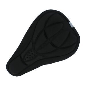 Funda cojín liso con detalles reflectivo para asiento de bicicleta, variedad de colores / t-606-x10