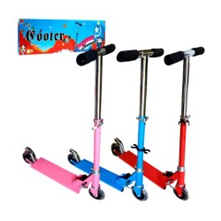 Scooter patín del diablo plegable con 2 llantas y diseño liso, variedad de colores / cooter / sp48414