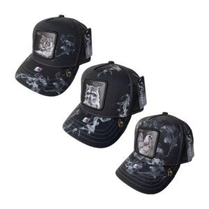 Gorra cachucha de visera semicurva, malla transpirable y estampado de animales, variedad de modelos / bonnie / jym2075 / jym2087
