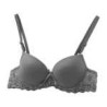 Brasier liso copa a con efecto push up con encaje y tirantes ajustables, variedad de tallas y colores / su bella lenceria 627