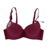Brasier liso copa b con efecto push up con dije de flor y tirantes ajustables, variedad de tallas y colores / su bella lenceria 