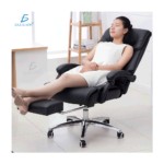 Silla reclinable con 5 ruedas móviles, descansa pies y reposa brazos / hog.117.a