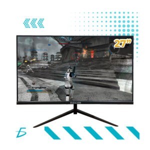 Monitor de 27 pulgadas 75hz con full hd ultra-delgado sin marcos negros