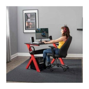 Escritorio gamer rectangular ele-gate 60x120x76cm / hog.154