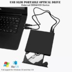 Grabador Quemador Externo Cd Lector Dvd Slim Usb Laptop Pc