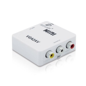 Adaptador convertidor para laptop vga a rca