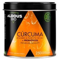 Cúrcuma con probióticos, jengibre y pimienta negra (fórmula avanzada)