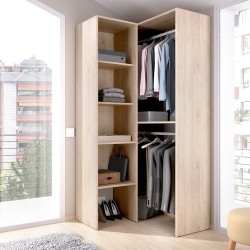 Armario rincón Suit - Roble