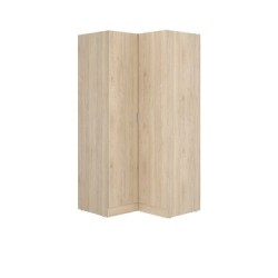 Armario rincón con puertas Essen - Roble