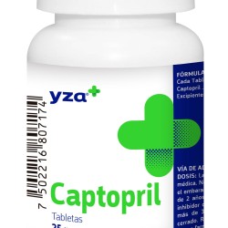 Yza Captopril 25Mg 100 Tabs