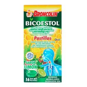 Broncolin Bicoestol Limón 16 Past